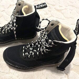 Dr. Martens Boot UK 3 US 5 Combs Tech Black Laces Fabric Canvas